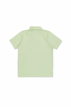 Stone Island Junior ZIELONY Polo z logo