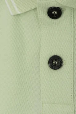 Stone Island Junior ZIELONY Polo z logo