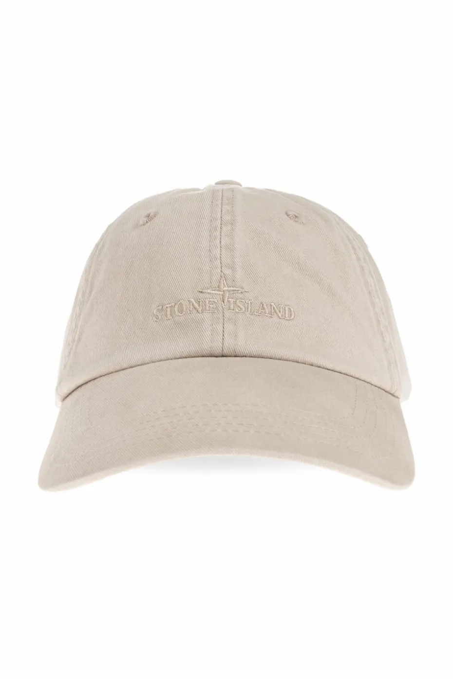Stone Island kremowy Czapka z daszkiem