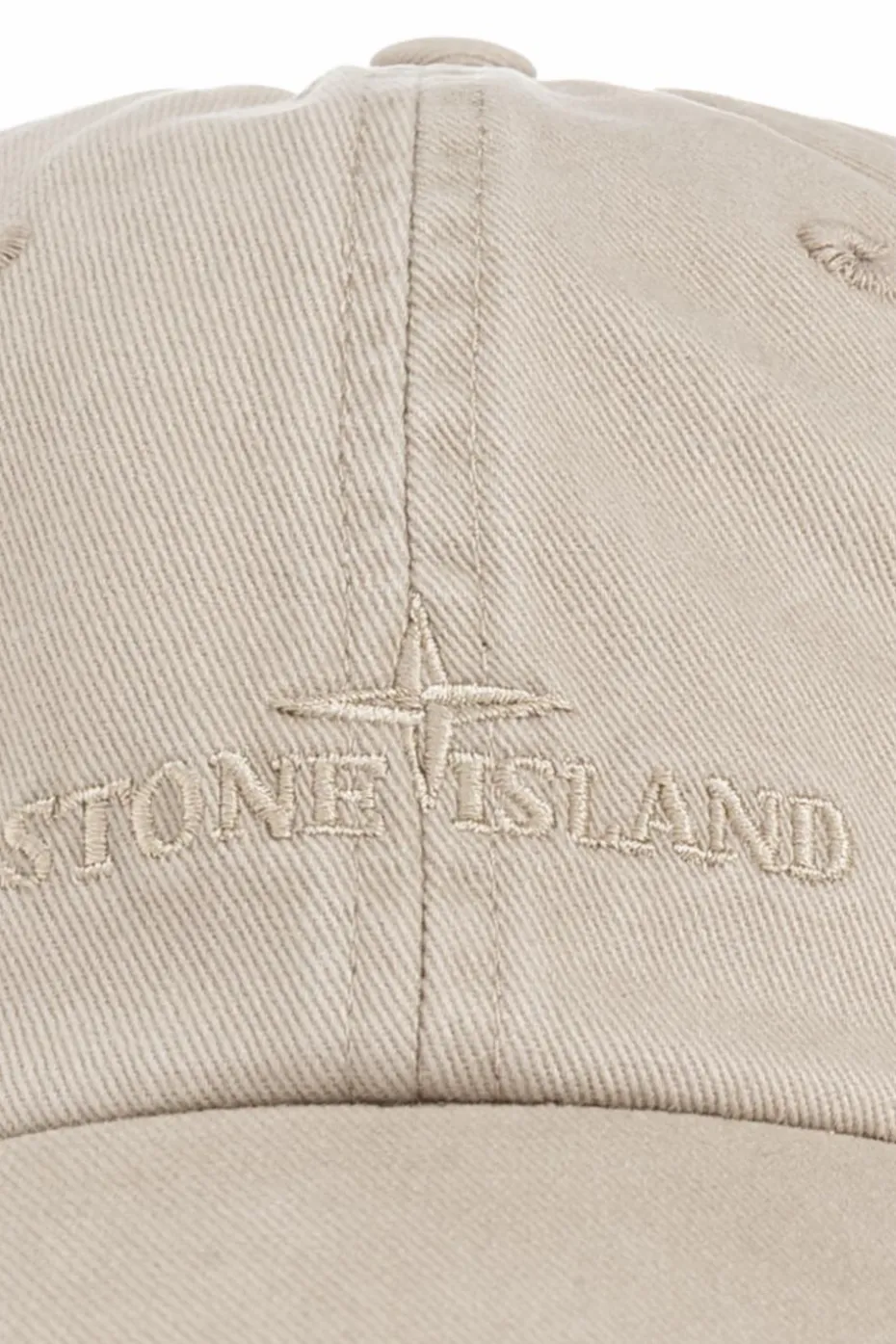 Stone Island kremowy Czapka z daszkiem