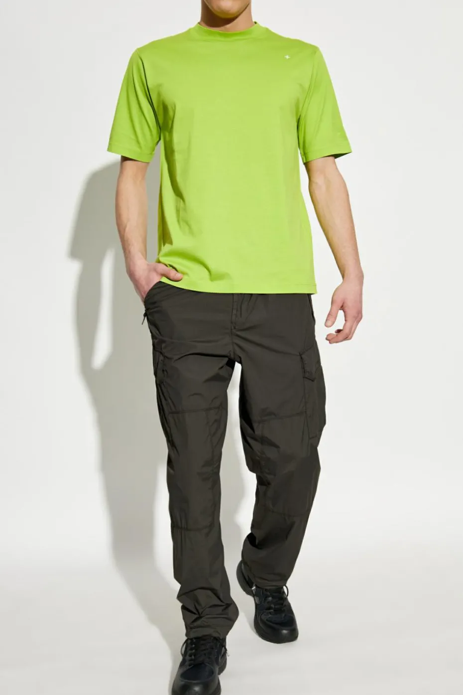 Stone Island neonowy T-shirt kapsuła `Stellina`