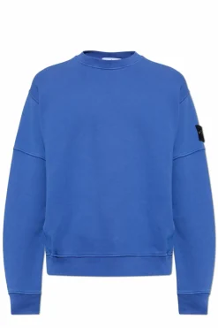Stone Island NIEBIESKI Bluza z logo