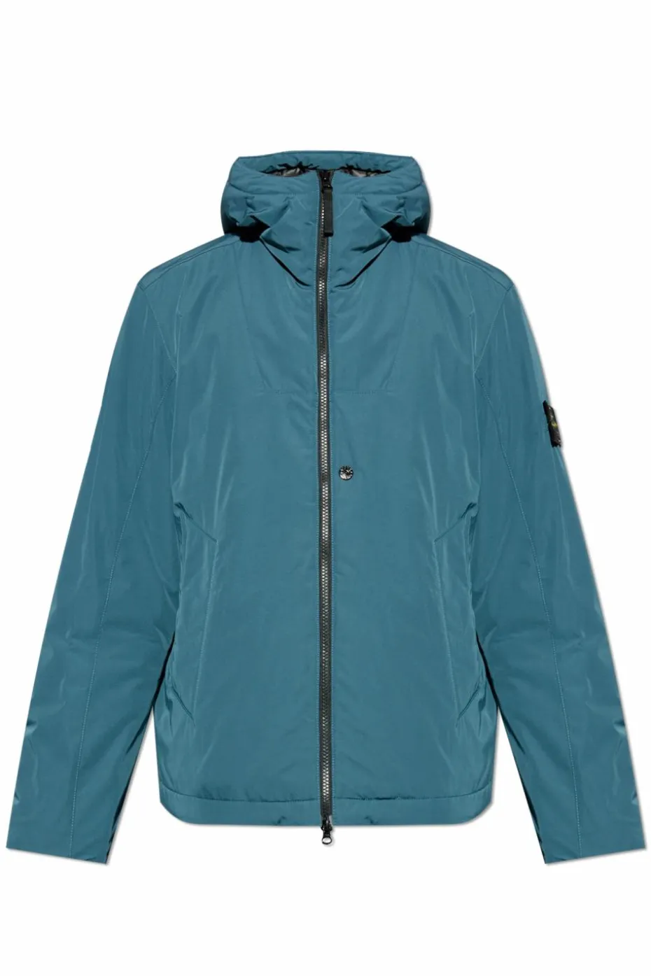 Stone Island NIEBIESKI Kurtka z kapturem `Micro Twill`