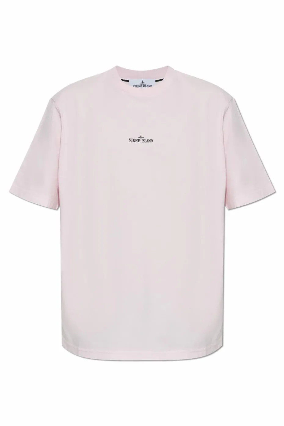 Stone Island RÓŻOWY T-shirt z logo