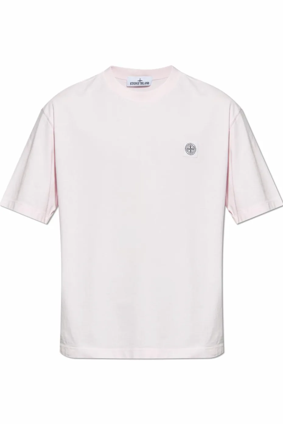 Stone Island RÓŻOWY T-shirt z logo