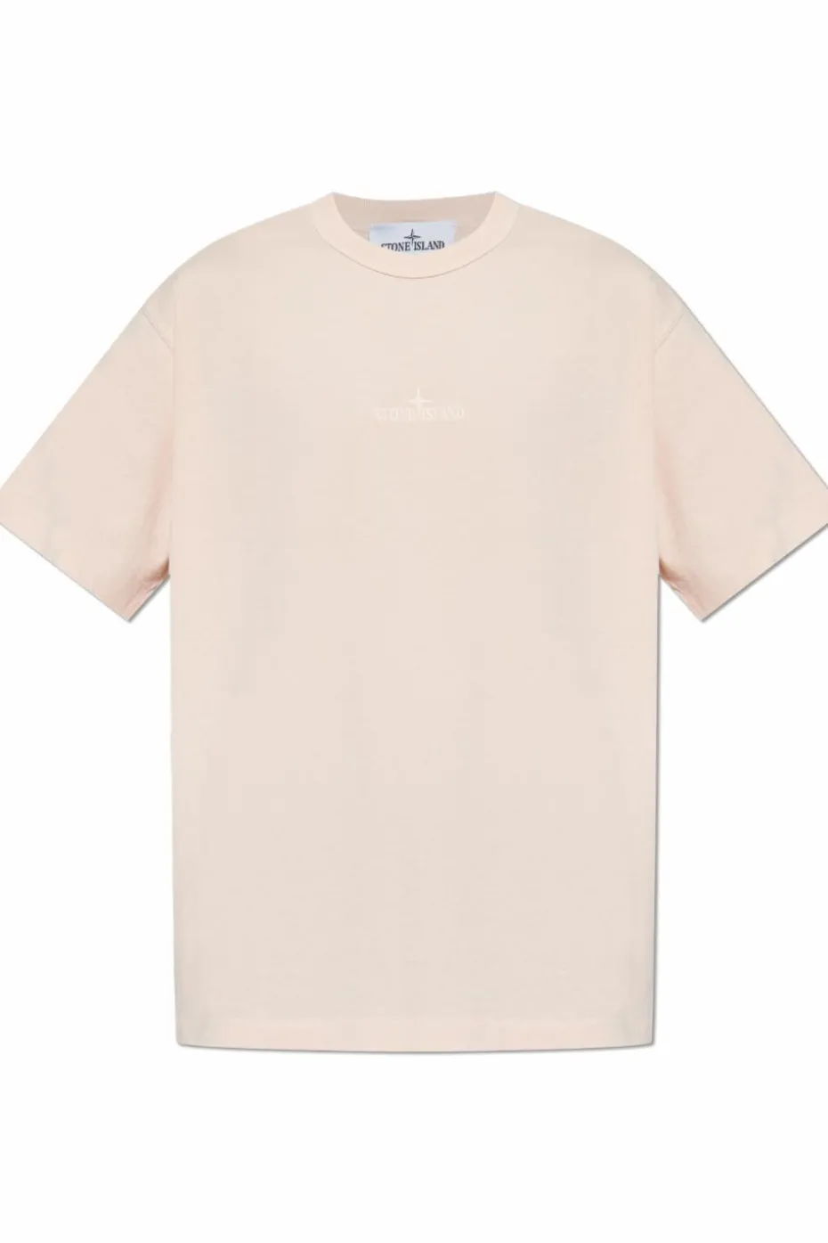 Stone Island RÓŻOWY T-shirt z logo