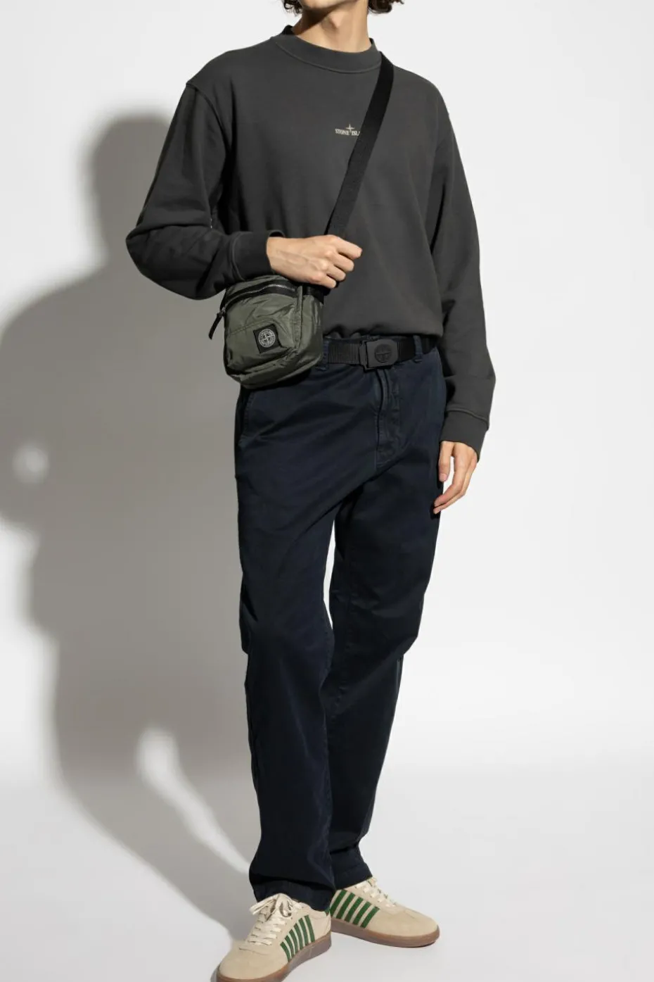Stone Island SZARY Bluza z logo