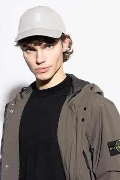 Stone Island SZARY Czapka kapsuła `Ghost`