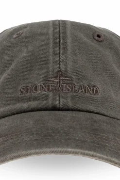 Stone Island SZARY Czapka z daszkiem