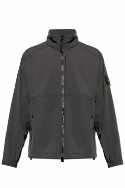 Stone Island SZARY Kurtka z logo