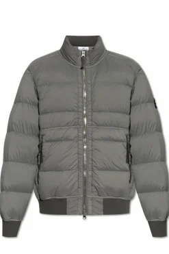 Stone Island SZARY Kurtka puchowa `Seamless Tunnel Nylon Down-Tc`