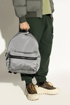 Stone Island SZARY Plecak z logo