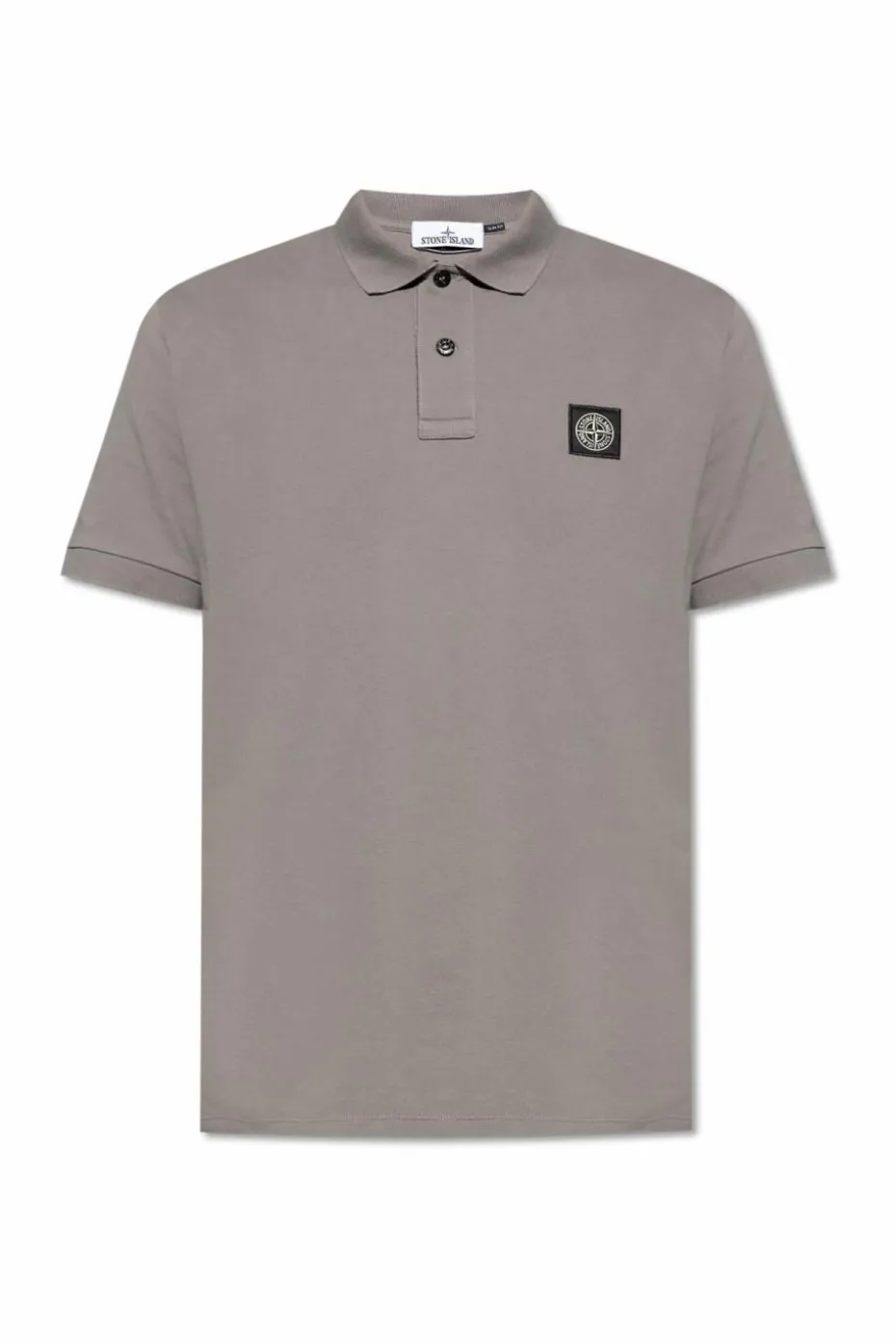 Stone Island SZARY Polo z logo
