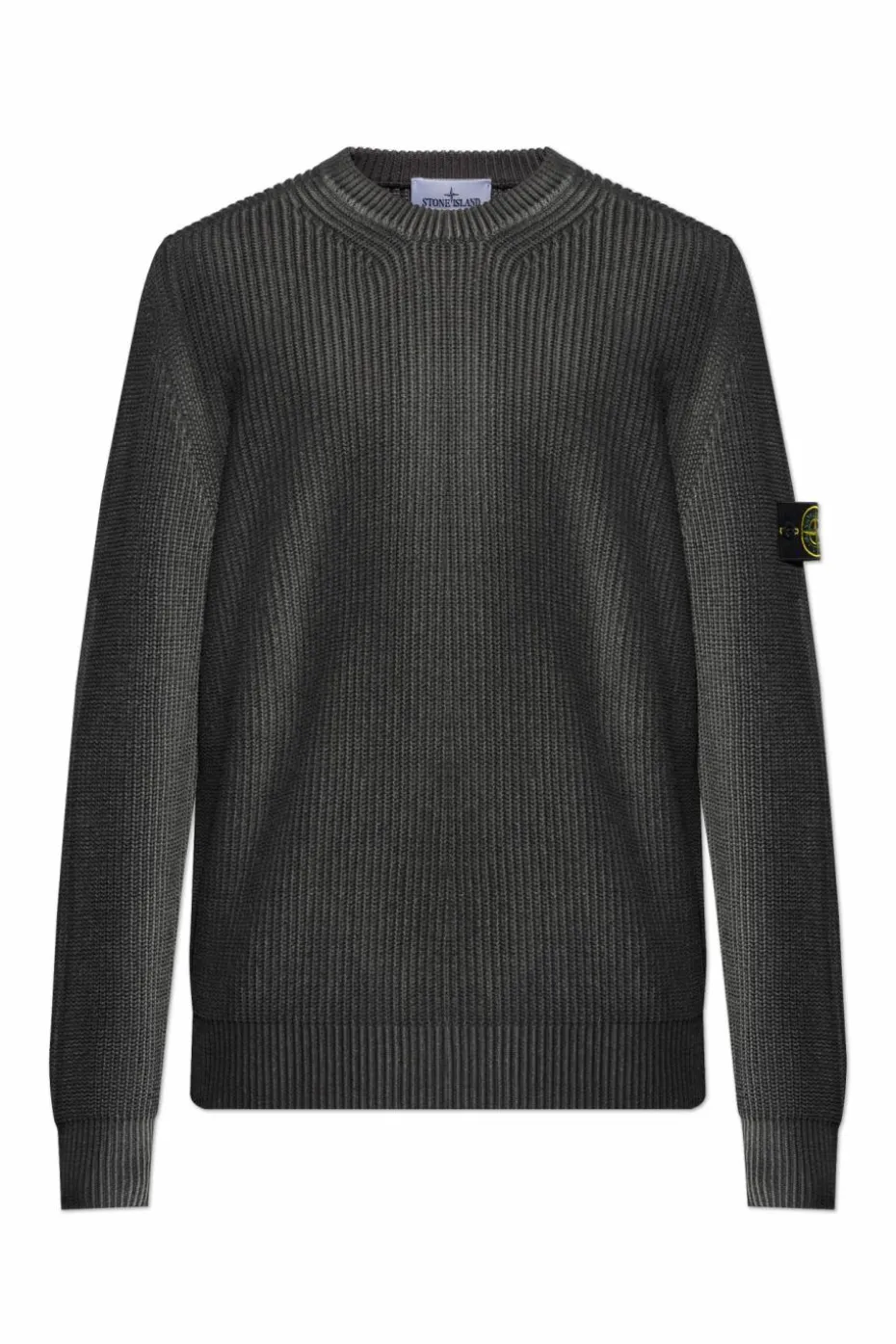 Stone Island SZARY Sweter z logo