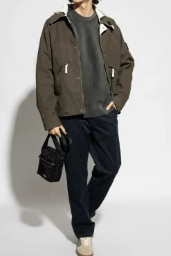 Stone Island SZARY Sweter z logo