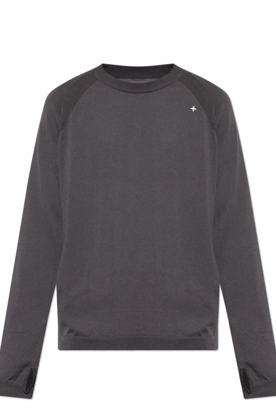 Stone Island SZARY Sweter z logo