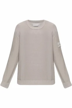 Stone Island SZARY Sweter kapsuła `Ghost`