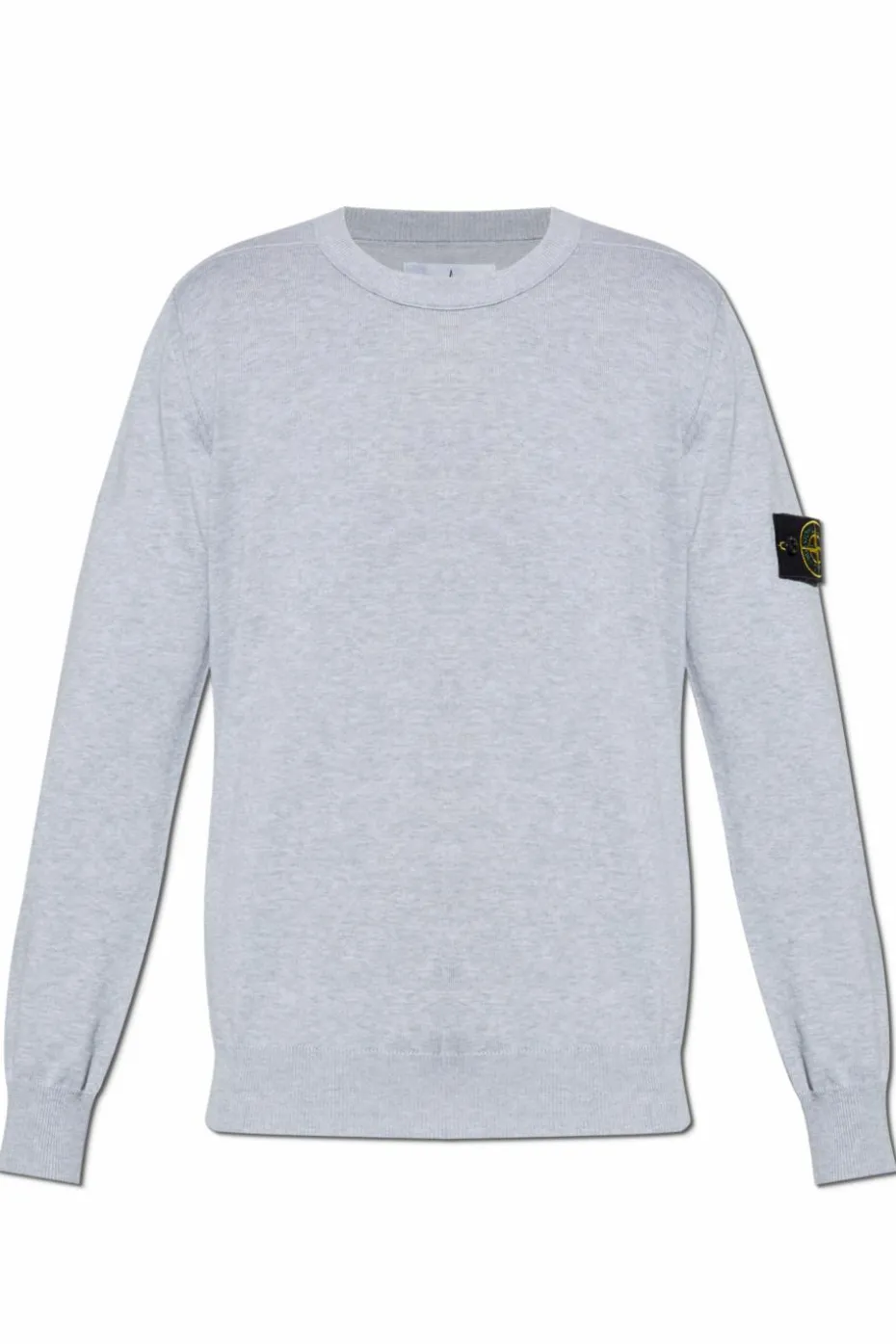 Stone Island SZARY Sweter z logo