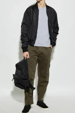 Stone Island SZARY Sweter z logo
