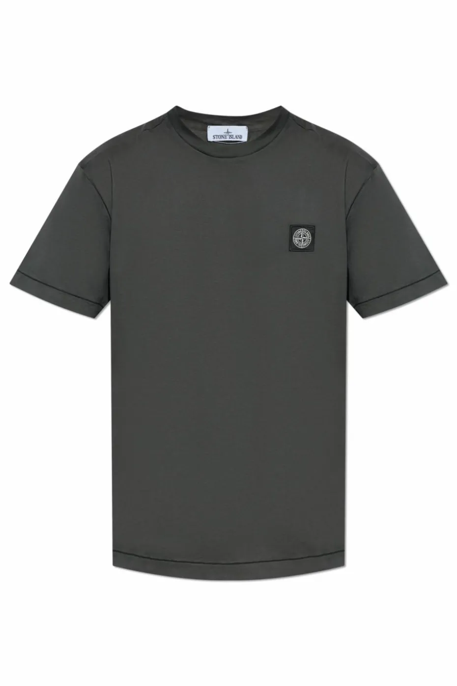 Stone Island SZARY T-shirt z logo