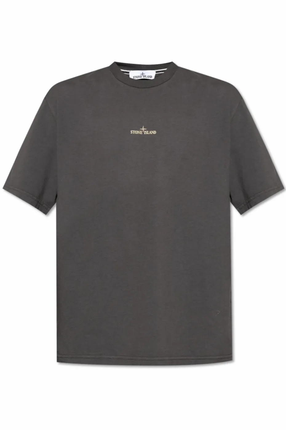 Stone Island SZARY T-shirt z logo