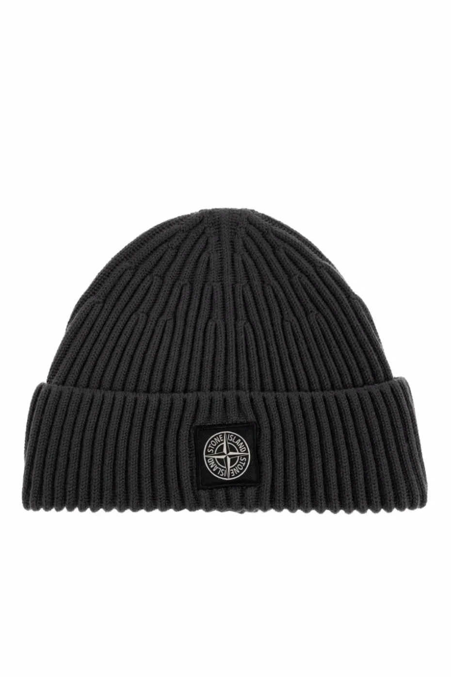 Stone Island SZARY Wełniana czapka