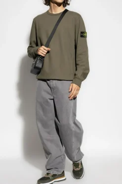 Stone Island ZIELONY Bluza z logo
