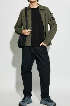 Stone Island ZIELONY Koszula z logo