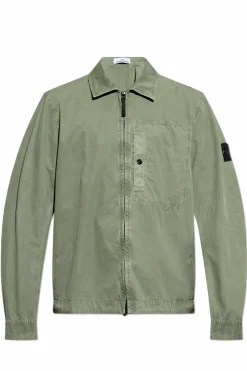 Stone Island ZIELONY Kurtka z logo