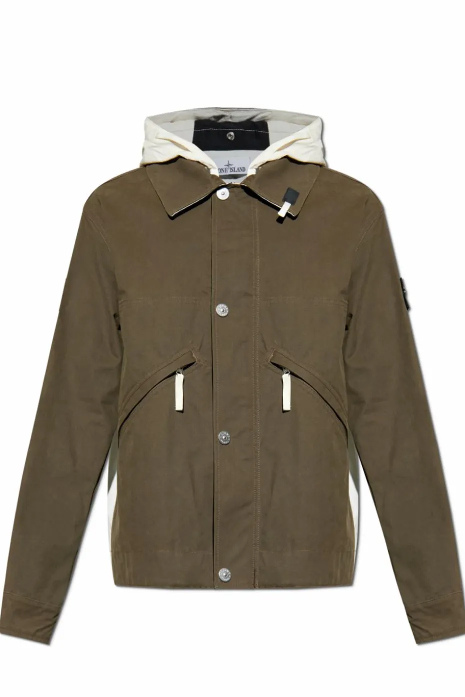 Stone Island ZIELONY Kurtka `Tela Resinata`