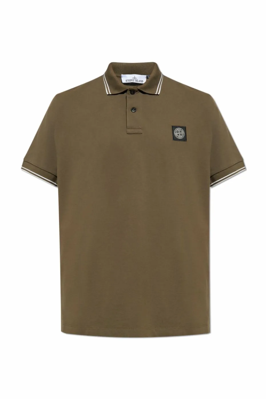 Stone Island ZIELONY Polo z logo