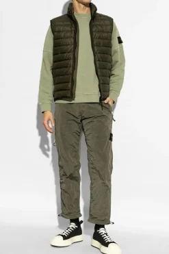 Stone Island ZIELONY Puchowa kamizelka
