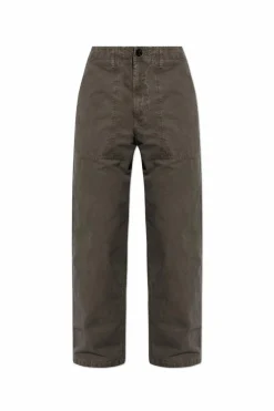 Stone Island ZIELONY Spodnie z logo