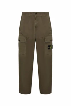 Stone Island ZIELONY Spodnie typu `cargo`