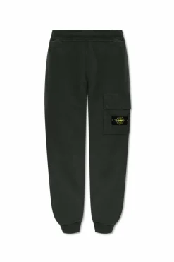 Stone Island ZIELONY Spodnie dresowe