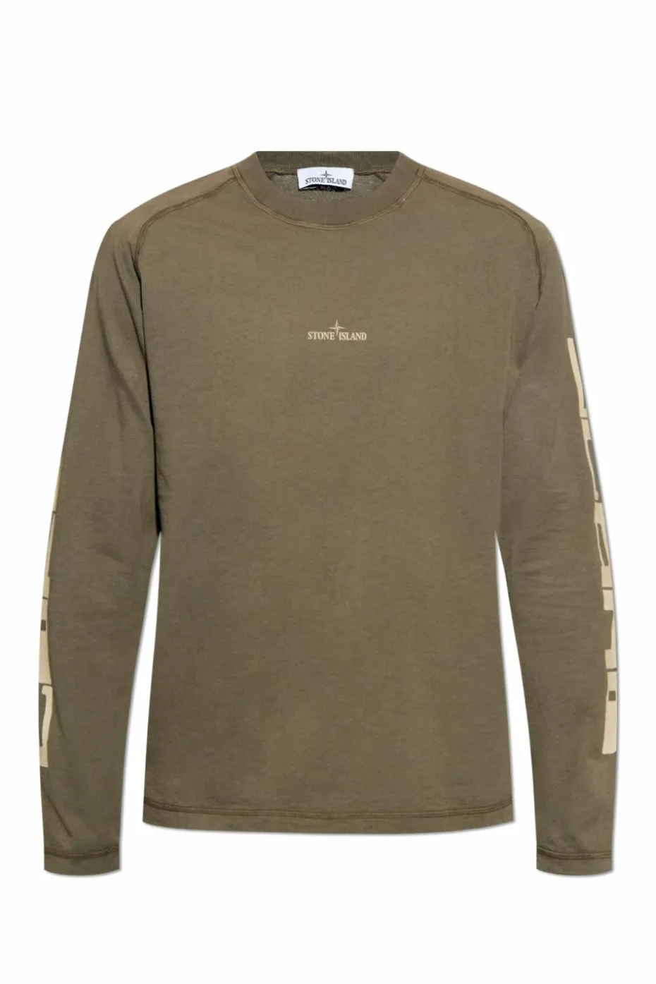 Stone Island ZIELONY T-shirt z logo