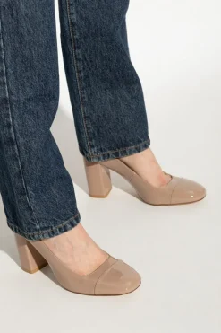 Stuart Weitzman beżowy Buty na obcasie `Eden`