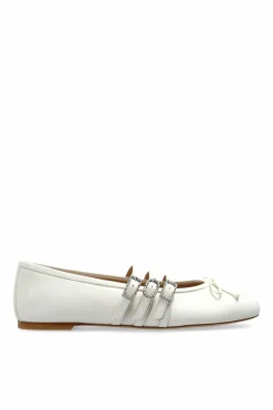 Stuart Weitzman BIAŁY Baleriny `Celeste`