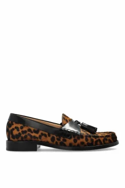 Stuart Weitzman BRĄZOWY Buty `Lottie` typu `loafers`
