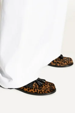 Stuart Weitzman BRĄZOWY Buty `Lottie` typu `loafers`