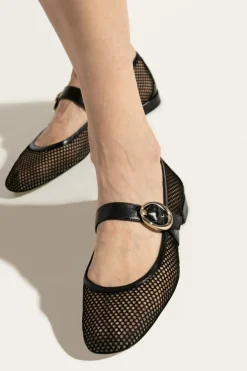 Stuart Weitzman CZARNY Baleriny ‘Arabella’