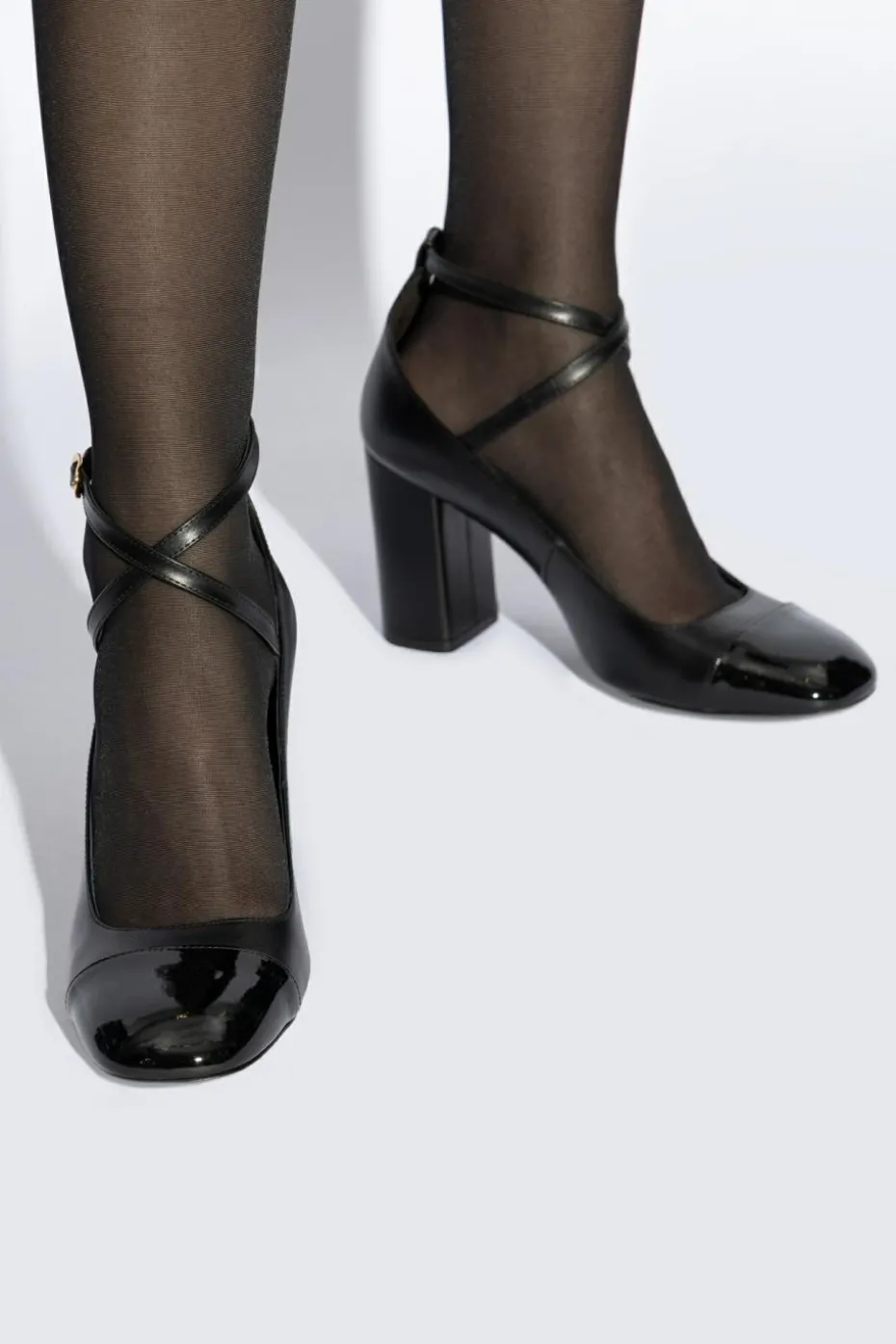 Stuart Weitzman CZARNY Buty na obcasie `Eden Strap`