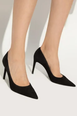 Stuart Weitzman CZARNY Szpilki `Stuart Power`
