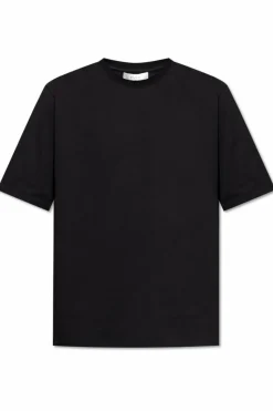 Studio Nicholson CZARNY T-shirt `Bric`