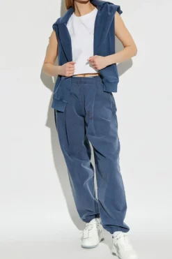 T by Alexander Wang BIAŁY Top z logo