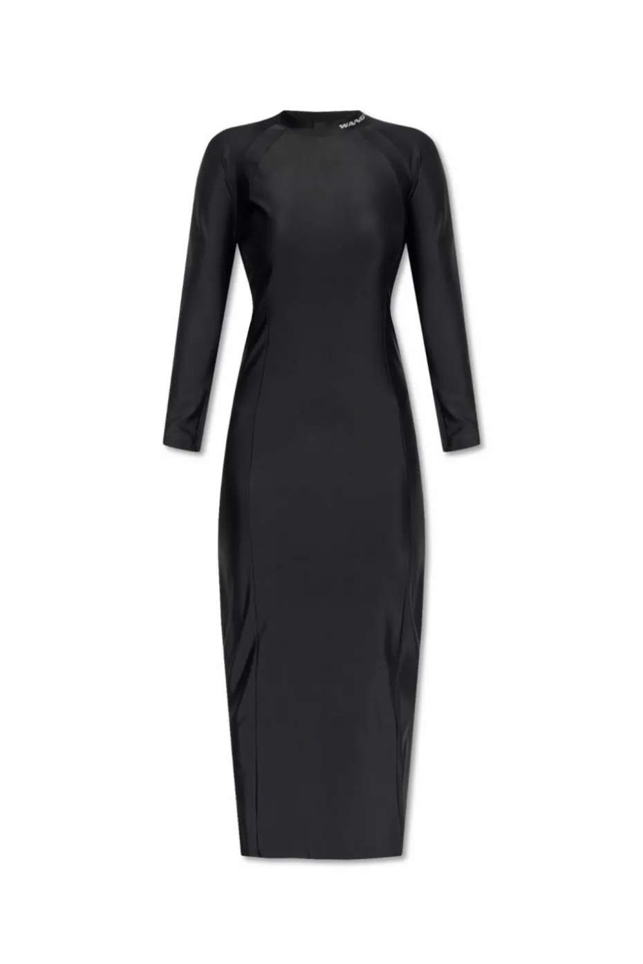 T by Alexander Wang CZARNY Sukienka z logo