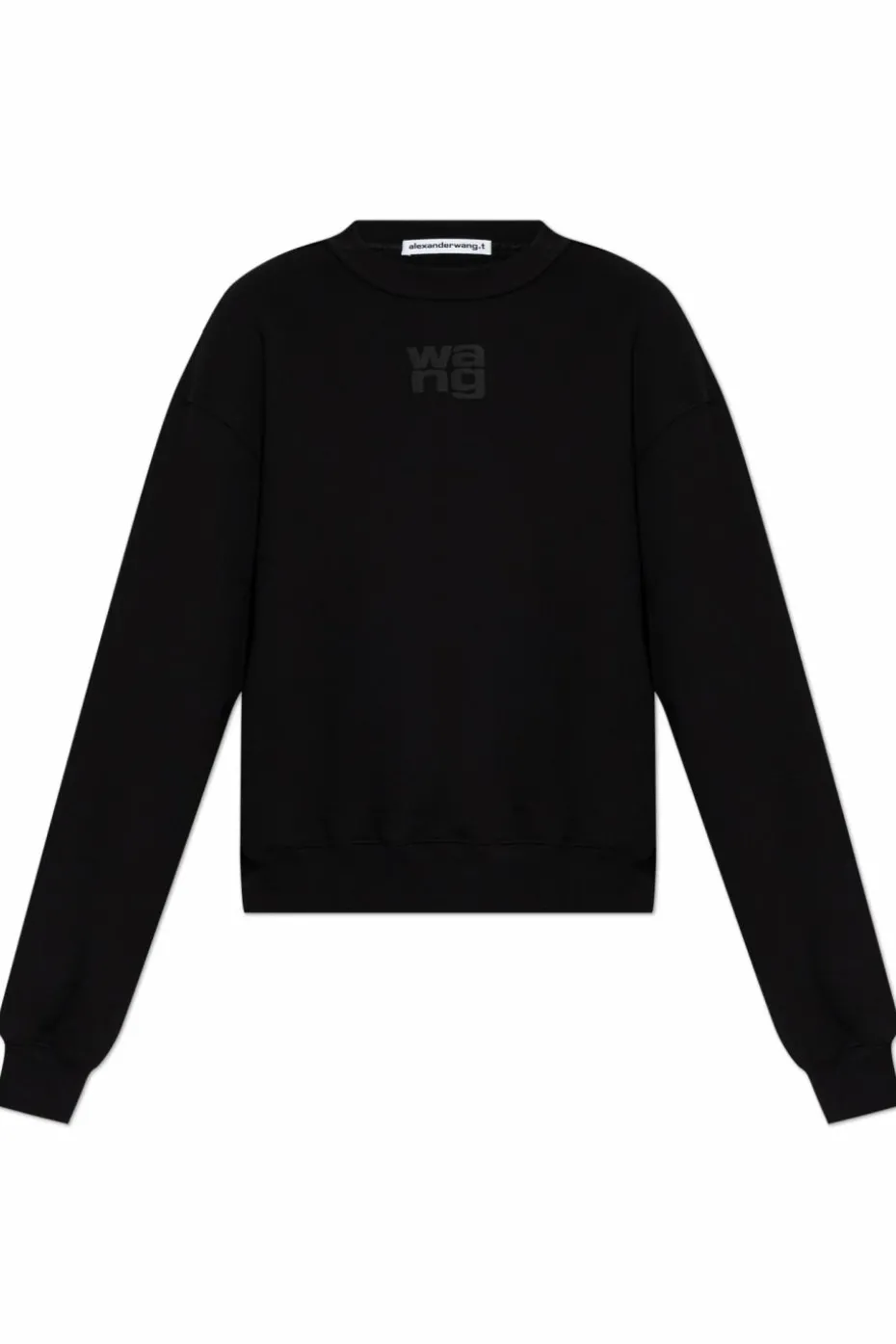 T by Alexander Wang CZARNY Bluza z logo