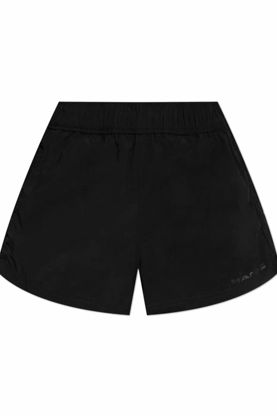 T by Alexander Wang CZARNY Szorty z nadrukowanym logo