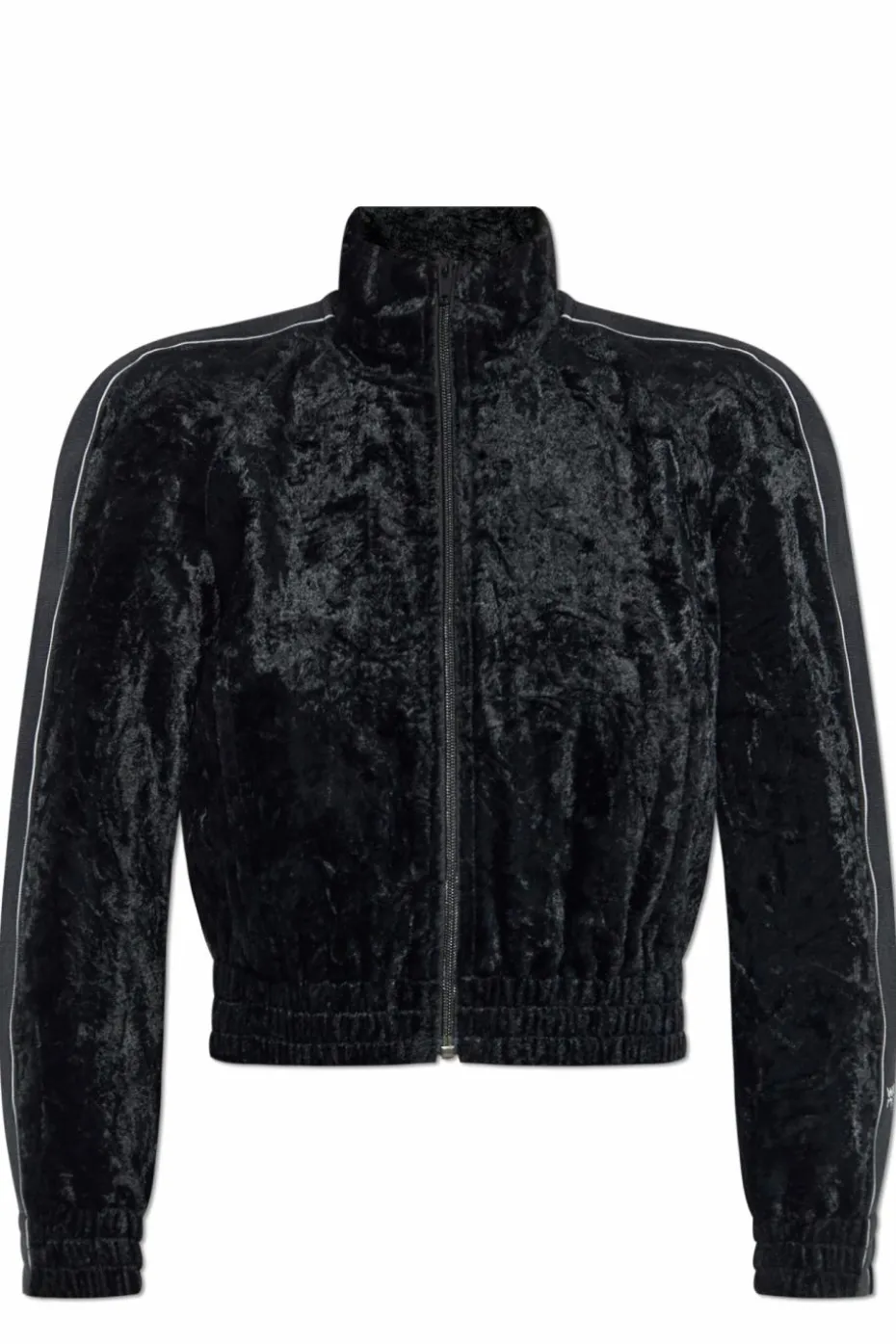 T by Alexander Wang CZARNY Aksamitna bluza