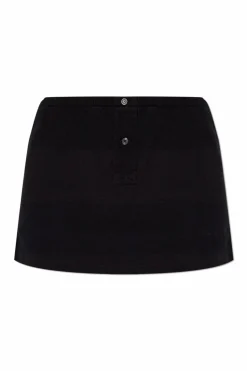 T by Alexander Wang CZARNY Spódnica z szortami
